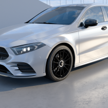 NEW 18 INCH FOX VR4 ALLOY WHEELS IN SATIN BLACK WITH POLISHED LIP 5x108/5x114.3