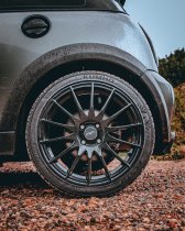 NEW 15 INCH FOX FX004 ALLOY WHEELS IN GLOSS BLACK 4x108