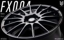 NEW 15 INCH FOX FX004 ALLOY WHEELS IN GLOSS BLACK 4x108