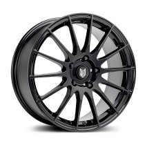 NEW 17 INCH FOX FX004 ALLOY WHEELS IN GLOSS BLACK 5x112