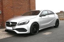 NEW 17 INCH FOX FX004 ALLOY WHEELS IN GLOSS BLACK 5x112