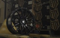 NEW 17 INCH FOX FX004 ALLOY WHEELS IN GLOSS BLACK 5x112
