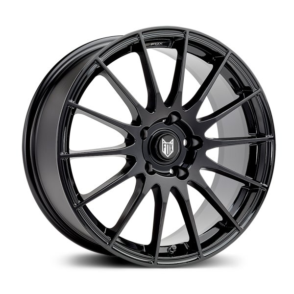 NEW 18 INCH FOX FX004 ALLOY WHEELS IN GLOSS BLACK 5x100
