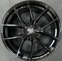 NEW 17 INCH FOX FX5 ALLOY WHEELS IN GLOSS BLACK 5x108