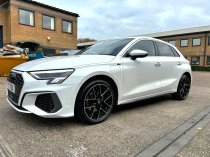 NEW 17 INCH FOX FX5 ALLOY WHEELS IN GLOSS BLACK WITH POLISHED FACE 5x108