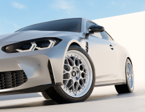 NEW 17 INCH FOX HIRO FLOW FORGED ALLOY WHEELS IN SILVER WITH POLISHED DISH 5x100