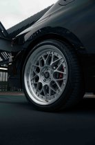 NEW 17 INCH FOX HIRO FLOW FORGED ALLOY WHEELS IN SILVER WITH POLISHED DISH 5x100