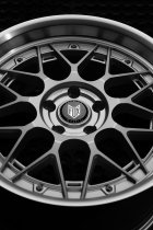 NEW 17 INCH FOX HIRO FLOW FORGED ALLOY WHEELS IN SILVER WITH POLISHED DISH 5x100
