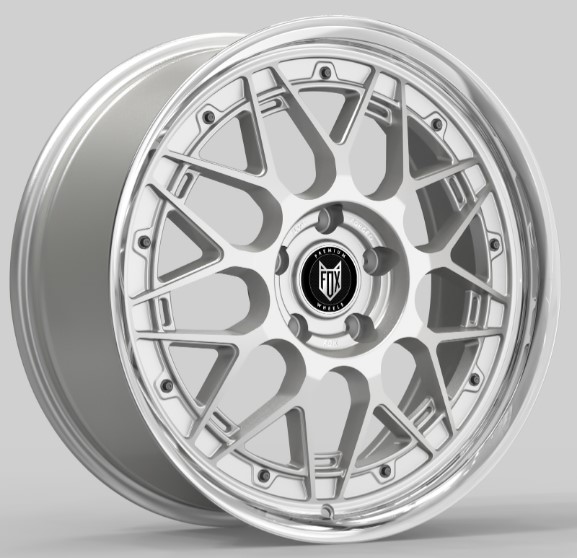 NEW 19 INCH FOX HIRO FLOW FORGED ALLOY WHEELS IN SILVER WITH POLISHED DISH AND DEEPER 9" REAR OPTION 5x108