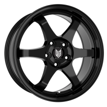 NEW 18 INCH FOX PF5 FLOW FORGED ALLOY WHEELS IN GLOSS BLACK 5x112
