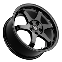 NEW 18 INCH FOX PF5 FLOW FORGED ALLOY WHEELS IN GLOSS BLACK 5x112