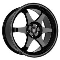 NEW 18 INCH FOX PF5 FLOW FORGED ALLOY WHEELS IN GLOSS BLACK 5x120