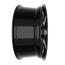 NEW 18 INCH FOX PF5 FLOW FORGED ALLOY WHEELS IN GLOSS BLACK 5x120