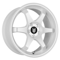 NEW 18 INCH FOX PF5 FLOW FORGED ALLOY WHEELS IN GLOSS WHITE 5x108