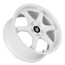 NEW 18 INCH FOX PF5 FLOW FORGED ALLOY WHEELS IN GLOSS WHITE 5x108