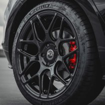NEW 18 INCH FOX PF3 ALLOY WHEELS IN GLOSS BLACK 5x108