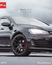 NEW 18 INCH FOX PF3 ALLOY WHEELS IN GLOSS BLACK 5x108