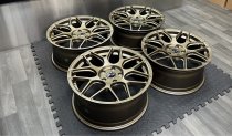 NEW 18 INCH FOX PF3 ALLOY WHEELS IN SATIN BRONZE 5x108