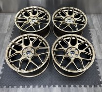NEW 18 INCH FOX PF3 ALLOY WHEELS IN SATIN BRONZE 5x108