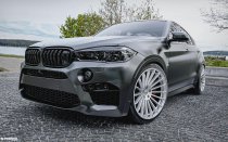 NEW 22 INCH STROM STR4 ALLOY WHEELS IN PLATINUM SILVER WITH ULTRA DEEP CONCAVE 11.5" REAR OPTION 5x120
