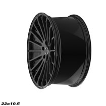 NEW 22 INCH STROM STR4 ALLOY WHEELS IN GLOSS BLACK WITH ULTRA DEEP CONCAVE 11.5" REAR OPTION 5x120