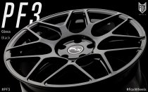 NEW 17 INCH FOX PF3 ALLOY WHEELS IN GLOSS BLACK 5x112