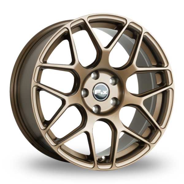 NEW 17 INCH FOX PF3 ALLOY WHEELS IN SATIN BRONZE 5x108