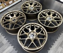 NEW 17 INCH FOX PF3 ALLOY WHEELS IN SATIN BRONZE 5x108