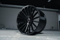 NEW 22 INCH STROM STR4 ALLOY WHEELS IN GLOSS BLACK WITH ULTRA DEEP CONCAVE 11.5" REAR OPTION 5x112