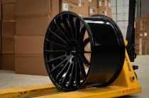 NEW 22 INCH STROM STR4 ALLOY WHEELS IN GLOSS BLACK WITH ULTRA DEEP CONCAVE 11.5" REAR OPTION 5x112