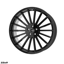 NEW 22 INCH STROM STR4 ALLOY WHEELS IN GLOSS BLACK WITH ULTRA DEEP CONCAVE 11.5" REAR OPTION 5x112