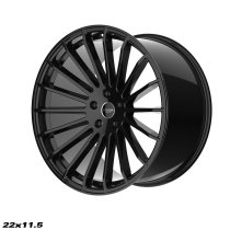 NEW 22 INCH STROM STR4 ALLOY WHEELS IN GLOSS BLACK WITH ULTRA DEEP CONCAVE 11.5" REAR OPTION 5x112