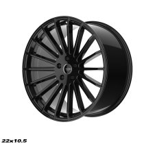 NEW 22 INCH STROM STR4 ALLOY WHEELS IN GLOSS BLACK WITH ULTRA DEEP CONCAVE 11.5" REAR OPTION 5x112