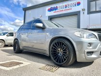 NEW 22 INCH STROM STR4 ALLOY WHEELS IN GLOSS BLACK WITH ULTRA DEEP CONCAVE 11.5" REAR OPTION 5x112