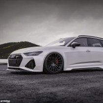 NEW 22 INCH STROM STR4 ALLOY WHEELS IN GLOSS BLACK WITH ULTRA DEEP CONCAVE 11.5" REAR OPTION 5x112