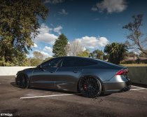 NEW 22 INCH STROM STR4 ALLOY WHEELS IN GLOSS BLACK WITH ULTRA DEEP CONCAVE 11.5" REAR OPTION 5x112