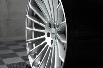 NEW 22 INCH STROM STR4 ALLOY WHEELS IN PLATINUM SILVER WITH ULTRA DEEP CONCAVE 11.5" REAR OPTION 5x112