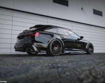 NEW 23 INCH STROM STR4 ALLOY WHEELS IN GLOSS BLACK WITH DEEP CONCAVE 10.5" ALL ROUND 5x112