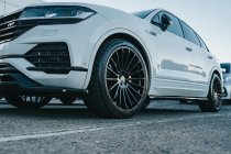 NEW 23 INCH STROM STR4 ALLOY WHEELS IN GLOSS BLACK WITH DEEP CONCAVE 10.5" ALL ROUND 5x112