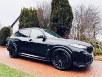 NEW 23 INCH STROM STR4 ALLOY WHEELS IN GLOSS BLACK WITH DEEP CONCAVE 10.5" ALL ROUND 5x120
