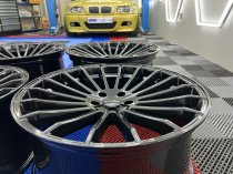 NEW 23 INCH STROM STR4 ALLOY WHEELS IN GLOSS BLACK WITH DEEP CONCAVE 10.5" ALL ROUND 5x130