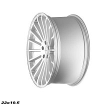 NEW 23" INCH STROM STR4 ALLOY WHEELS IN PLATINUM SILVER WITH DEEP CONCAVE 10.5" ALL ROUND 5x120