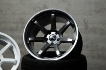 NEW 18 INCH STROM DS-15 ALLOY WHEELS IN LIGHT HYPER BLACK WITH VERY DEEP CONCAVE WIDER REAR OPTIONS 5x114.3