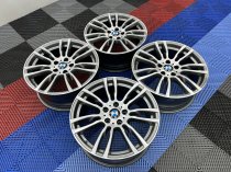 USED 19 INCH GENUINE BMW STYLE 403 F30/31 M DOUBLE SPOKE ALLOY WHEELS,WIDE REAR, FULLY REFURBED 5x120