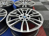USED 19 INCH GENUINE BMW STYLE 403 F30/31 M DOUBLE SPOKE ALLOY WHEELS,WIDE REAR, FULLY REFURBED 5x120