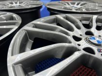 USED 19 INCH GENUINE BMW STYLE 403 F30/31 M DOUBLE SPOKE ALLOY WHEELS,WIDE REAR, FULLY REFURBED 5x120