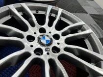 USED 19 INCH GENUINE BMW STYLE 403 F30/31 M DOUBLE SPOKE ALLOY WHEELS,WIDE REAR, FULLY REFURBED 5x120