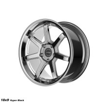 NEW 18 INCH STROM DS-15 ALLOY WHEELS IN LIGHT HYPER BLACK WITH CONCAVE DESIGN 5x100