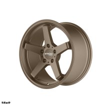 NEW 18 INCH STROM DS-35 ALLOY WHEELS IN SATIN BRONZE WITH VERY DEEP CONCAVE WIDER REAR OPTIONS 5x114.3