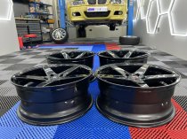 NEW 20 INCH ISPIRI ISR5 ALLOY WHEELS IN GLOSS BLACK WITH DEEPER CONCAVE 10" REARS 5x120